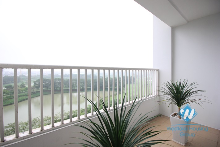 A three-bedroom apartment with full fancy furniture for rent in Ciputra, Tay Ho, Hanoi